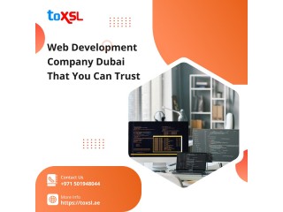 Expert web app development services in UAE  ToXSL Technologies