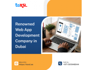Well Known Web App Development Company in Dubai | ToXSL Technoloiges