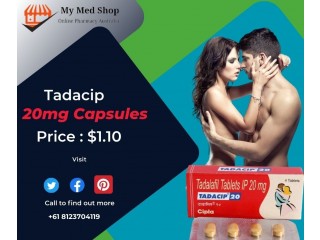 Buy Tadacip 20 Mg Tablet in Australia At Affordable Price