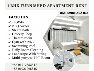 Furnished Serviced Apartment RENT in Bashundhara R/A.