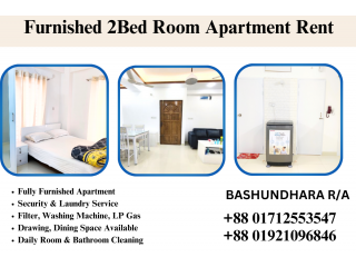 Luxurious Two Bedroom Serviced Apartment RENT  In Bashundhara R/A.