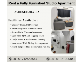 RENT A Furnished Serviced Apartment In Bashundhara R/A.