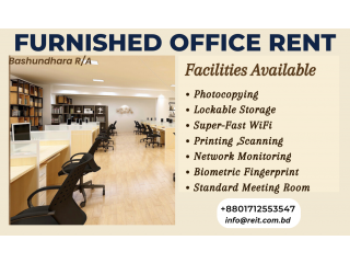 Furnished Serviced Office Space Rent In Bashundhara R/A