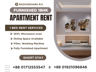 Rent Furnished One Bedroom Apartments In Bashundhara R/A.