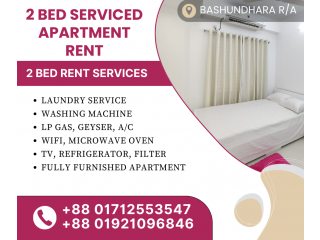 2BHK Serviced Furnished Apartment RENT In Bashundhara R/A
