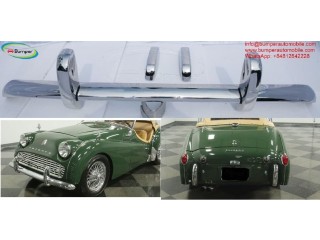 Triumph TR3A (1957-1962) bumpers by stainless steel