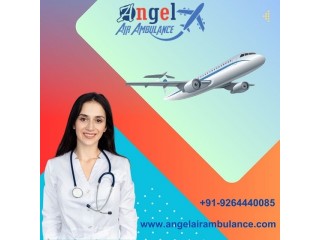 Hire Superb Angel Air Ambulance Service in Raipur with Modern Medical Tool