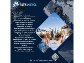 Alquiler de equipo de esquí en Andorra