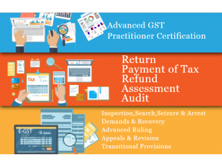GST Certification in Delhi, Mehrauli, Big Discounts and Assured 100% Job Placement, Free Tally, Accounting & Taxation Training