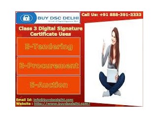 Apply Online Class 3 Digital Signature