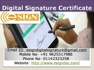 Best digital signature certificate Agency