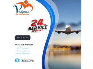 With Full Medical Accessories Choose Vedanta Air Ambulance in Mumbai