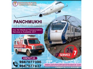 Take Amazing Panchmukhi Train Ambulance Service in Patna with Updated ICU Features