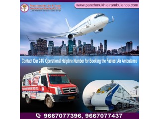 Select Top-Class Panchmukhi Train Ambulance Service in Ranchi for CCU Setup