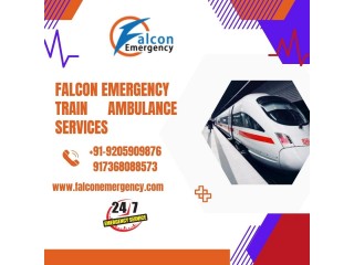 Choose Falcon Emergency Train Ambulance Service in Raipur with Reliable Paramedic Team