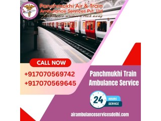 Hire Panchmukhi Train Ambulance Services in Patna for Advanced Care Medical Support
