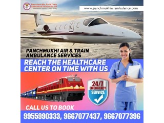 Take Hi-tech Panchmukhi Air Ambulance Services in Chennai with CCU Facility