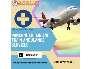 Take World-Class Panchmukhi Air Ambulance Services in Dibrugarh with Medical Tools