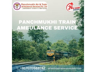 Take  Panchmukhi Train Ambulance in Ranchi for Advanced ICU Facilities