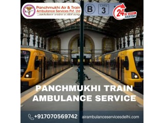 Avail Panchmukhi Train Ambulance Service in Patna for Top-class Medical Team