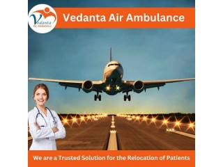 Use Vedanta Air Ambulance Service In Nagpur With Medical Device