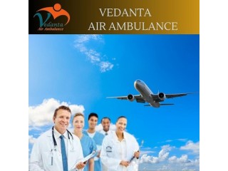 Avail Vedanta Air Ambulance Service In Kanpur With Highly Expert Medical  Team