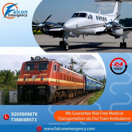 hire-falcon-emergency-train-ambulance-service-in-guwahati-for-intensive-care-facilities-big-0