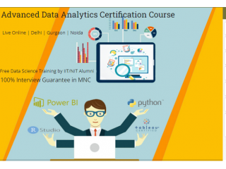 Data Analytics Training Course in Delhi,110052. Best Online Data Analytics Training in Koltata by MNC Professional [ 100% Job in MNC]
