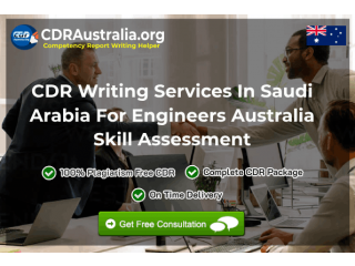 CDR Writing Services for Engineers Australia Skill Assessment In Saudi Arabia By CDRAustralia.Org