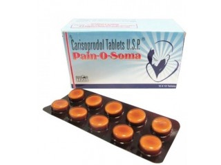 Get Pain O Soma 350 mg buy Online - Effective Muscle Relaxant for Pain Relief!