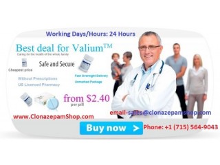 Buy Valium Online to Manage Symptoms of Anxiety Free Delivery Clonazepam Shop