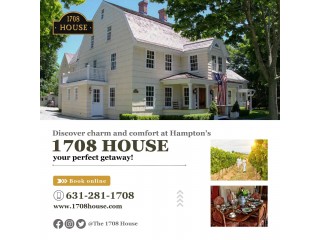 Quintessential Luxury at a Historic Boutique Bed & Breakfast  1708house