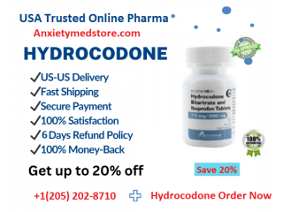 Order Hydrocodone Online To Get Pain Relief Right Away With 20% Discount