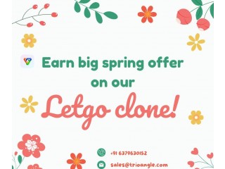 Earn big spring offer on our Letgo clone!