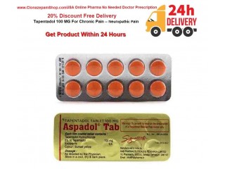 Get 50% Discount On Tapentadol 100mg Order Online Overnight Delivery In The USA
