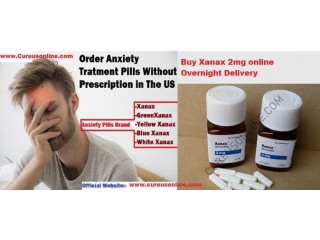 Anxiety Treatment XANAX (Alprazolam Tablets) Free Overnight Delivery Without Prescription